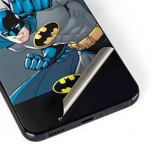 DC Comics Batman Action Pose 90's art Galaxy S22 Skin